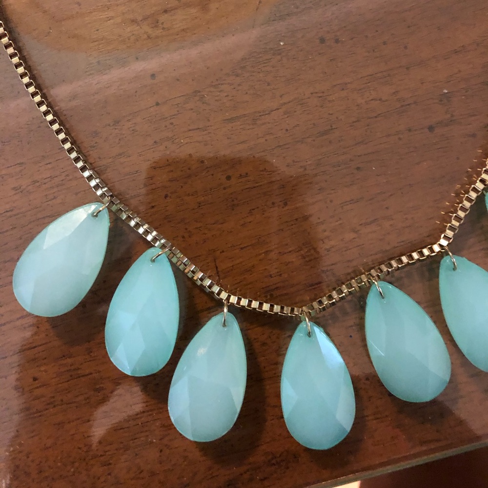 Francescas Blue Statement Necklace - image 2